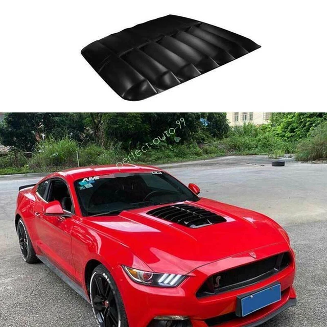 Couvercle De Prise D'Air Pour Capot - ABS Noir Brillant 40x28cm - Décoration Auto Universelle