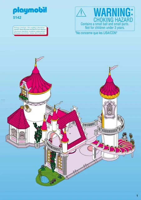 Playmobil princesse palais - chateau u montellier