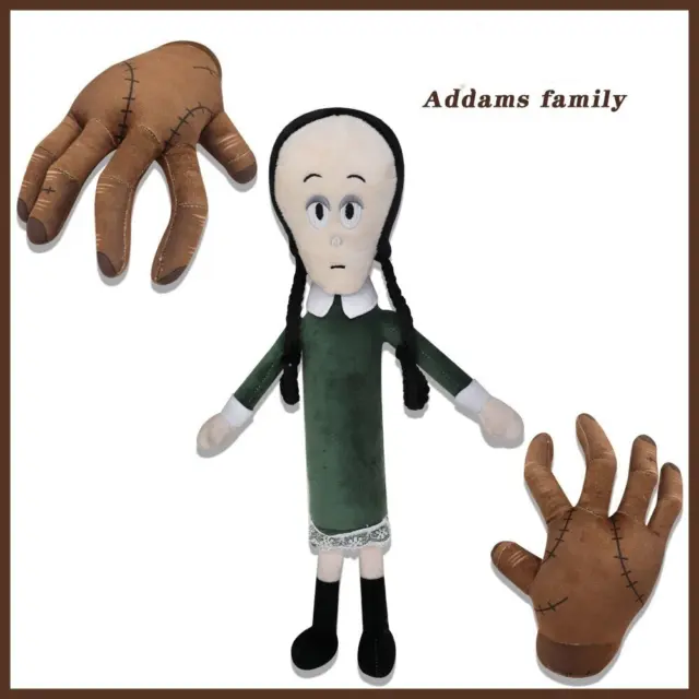 WEDNESDAY ADDAMS THE Thing Hands Plush Doll Soft 25cm Stuffed Toys ...