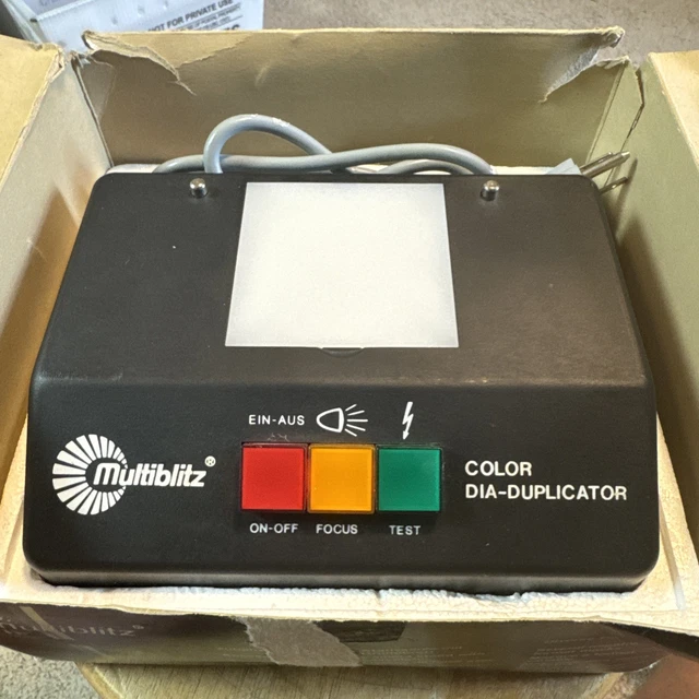 Projecteur De Film Fixe Multiblitz / Goko – Color Dia-duplicator PM-2 – Occasion