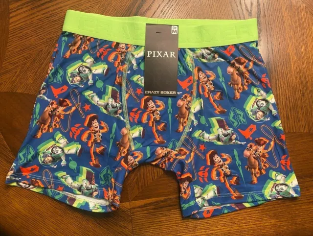 MENS CRAZY BOXER Pixar Toy Story Woody Buzz Lightyear Boxer Brief Nwt  $15.00 - PicClick
