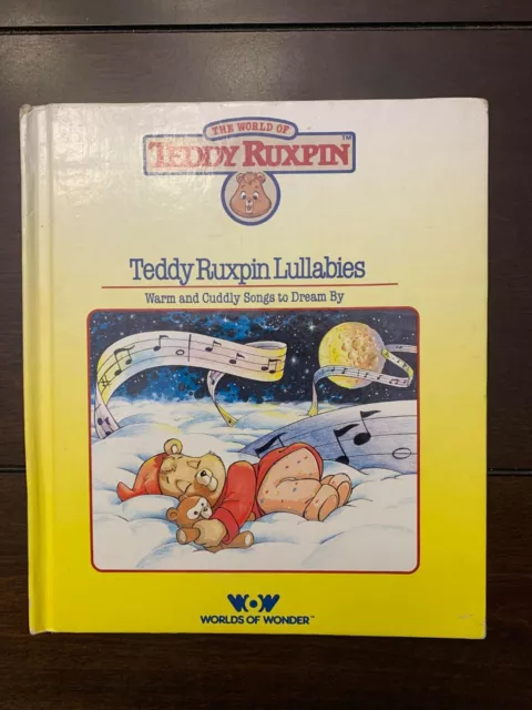 Vintage - Teddy Ruxpin - Lullabies Book