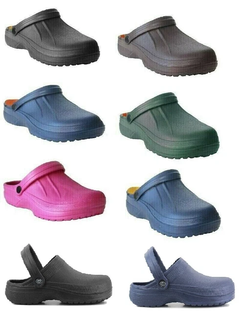 Mens Womens Garden Clogs Hospital Nurse Summer Beach Ladies Sandals Uk Size 3-11