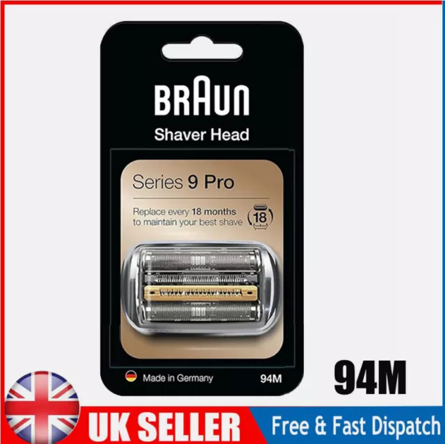 NEW Braun Series 9 Pro Electric Shaver Head Replacement Head 94M UK