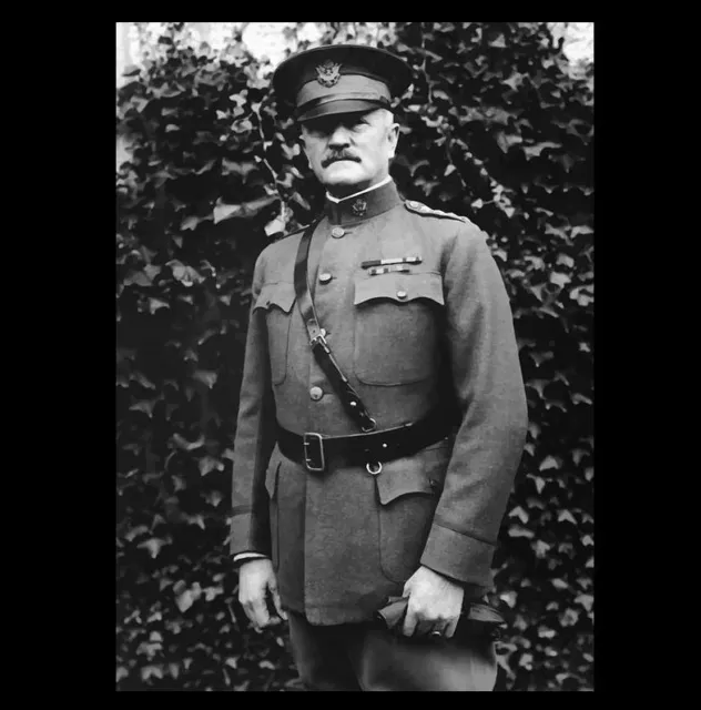 1918 Army General John J Pershing PHOTO WORLD WAR I HERO Black Jack