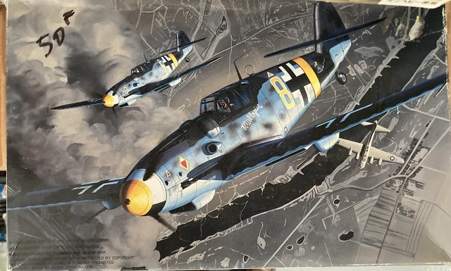 Messerschmitt BF109 G-6 fujimi 1/48 kit neuf,rare boite usagée.