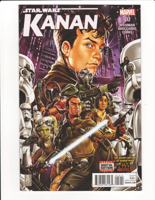 Star Wars Kanan 12 Marvel Comics 1St Appearance Admiral Rae Sloane 2016 Vf/Nm