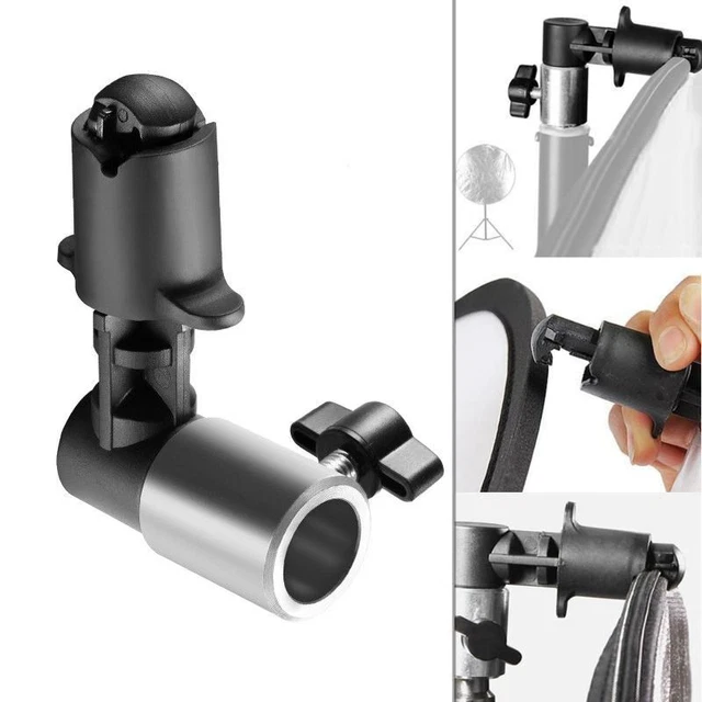 Soporte para abrazaderas reflector - Clips de resorte reflector de fotografía para soporte softbox