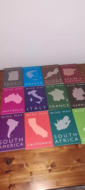 WINE  MAPAS of the  WORLD