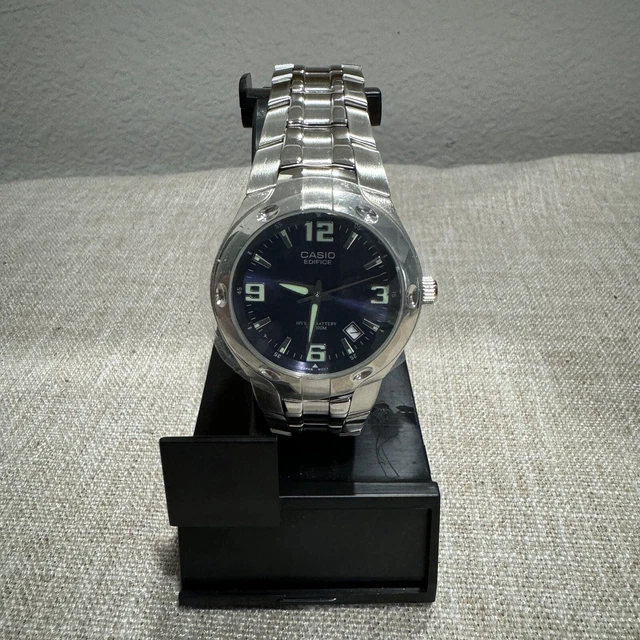 Casio edifice 10 year best sale battery wr100m