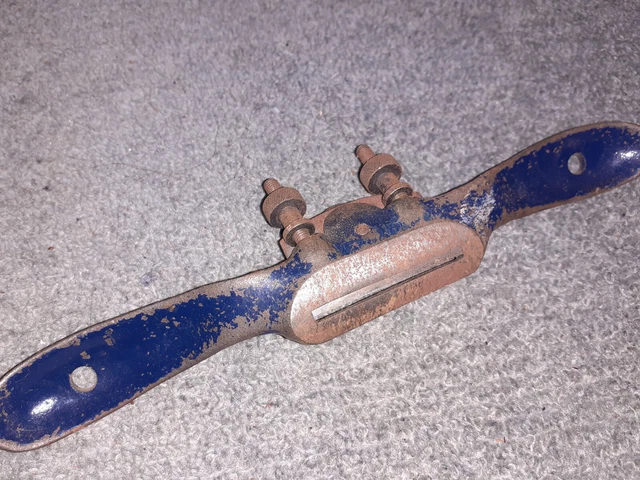 Vintage RECORD  No  0151 Spokeshave flat base spoke shave 4