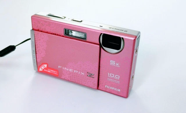 FUJIFILM FINEPIX Z250FD Pink 10MP Digital Camera w/ 5x Zoom