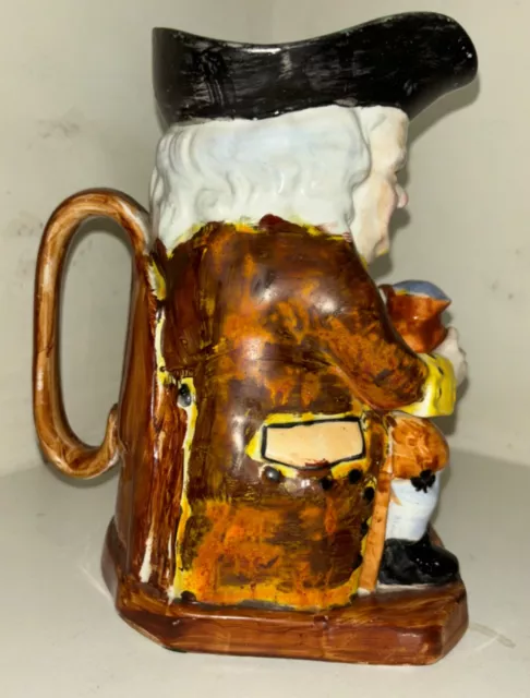 Antique Toby Jug Mug Pitcher, Staffordshire, mid 19th century