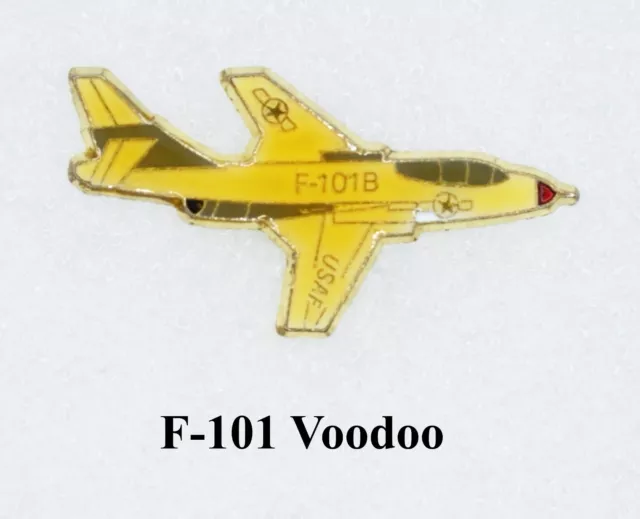 F-101 Voodoo - McDonnell - 1-Pin US Air Force Metal Base Collectible