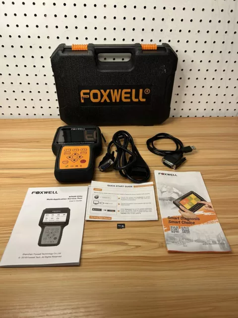 Foxwell NT630 Plus OBD2 Scanner ABS Bleeding SRS SAS Code Reader Diagnostic Tool