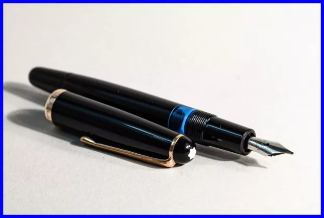 1958 Montblanc 342 Füller mit MEDIUM stahl Feder - Kolbenfüller