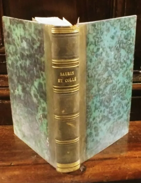 Oeuvres Choisies De Saurin et Colle 2 tomes en 1 Paris De Lecointe 1832   r