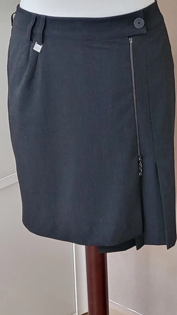 Valeur 88 Euros Cop Copine Taille 38 NEUF 💕 jupe prune laine mélangée