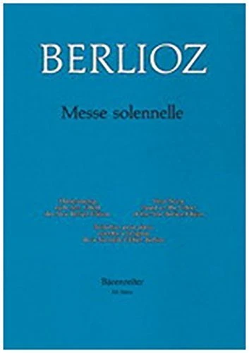 Berlioz, Messe solennelle : Partition chant et piano