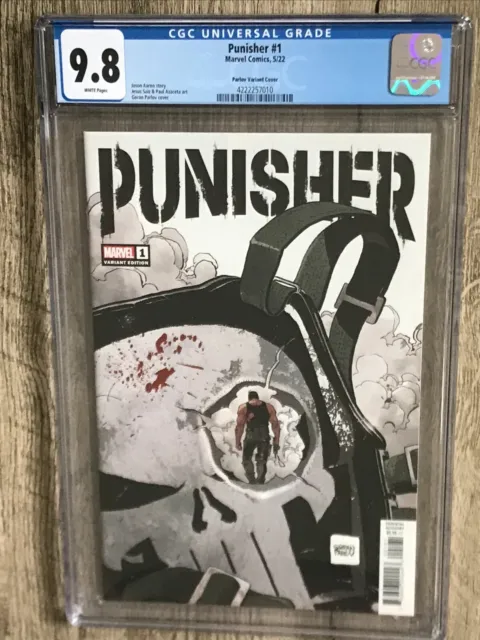 Punisher #1 (2022) CGC 9.8 Goran Parlov Variant Cover Marvel Comics