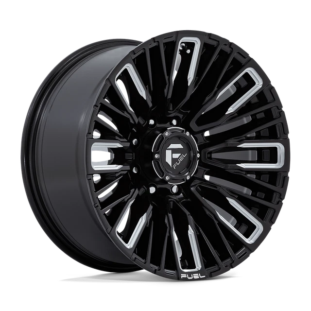 20X10 FUEL OFF-ROAD D849 Rebar Gloss Black Milled Wheels 8x180 (-18mm ...