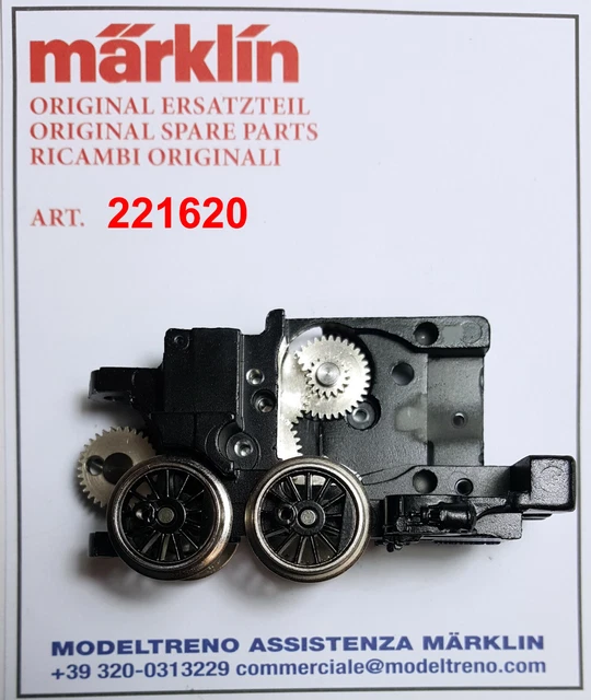 Carrello Motore Märklin 39003 - Ricambio Originale Per Modelli 3343, 3361 E Tanti Altri - Foto 4