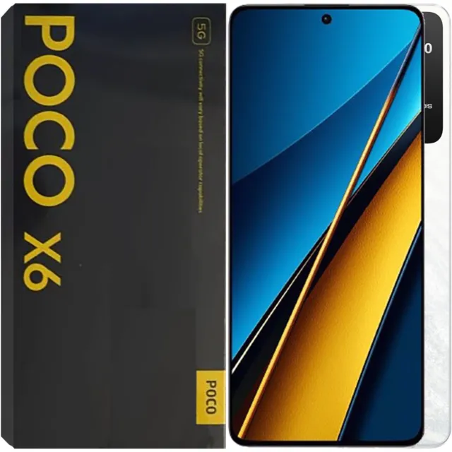 Xiaomi Poco X6 Pro 5G Yellow 256GB 12GB RAM Gsm Unlocked Phone