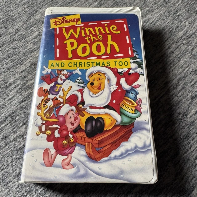 WINNIE THE POOH AND CHRISTMAS TOO (VHS 2853) CLAMSHELL 🔥 Children’s ...