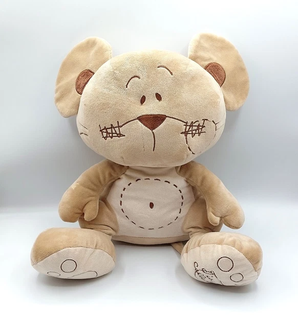 Doudou musical souris bleu blanc Souricette BESTEVER 2009