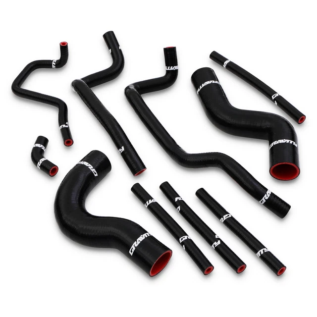 10pz KIT TUBI RADIATORE MOTORE SILICONE PER SUBARU IMPREZA GC8 WRX STI 92-95