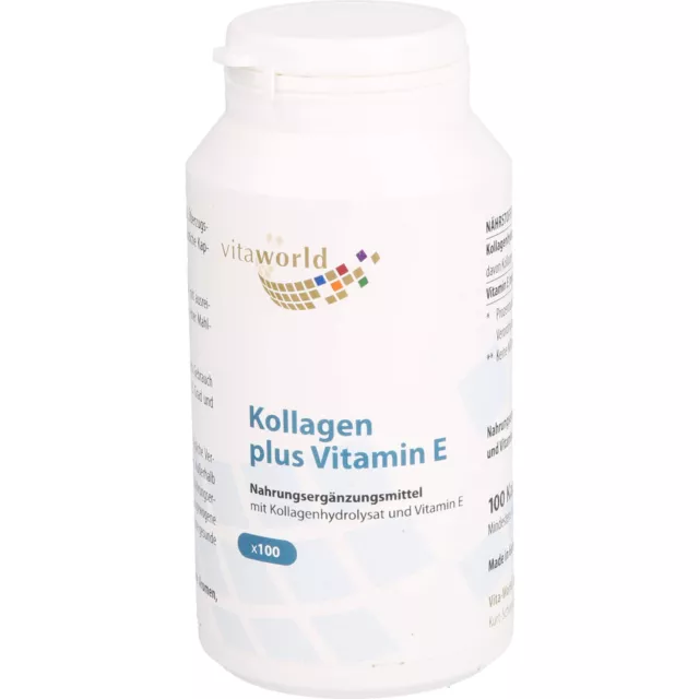 vitaworld Kollagen plus Vitamin E Kapseln, 100 St. Kapseln 9296048