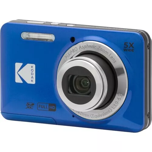 Kodak PIXPRO FZ55 16MP 5x Zoom Wide Angle Digital Camera - Blue  (UK Stock) BNIB