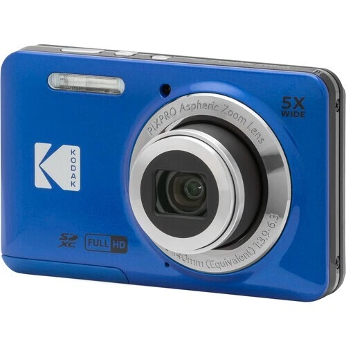 Kodak PIXPRO FZ55 16MP 5x Zoom Wide Angle Digital Camera - Blue NEW