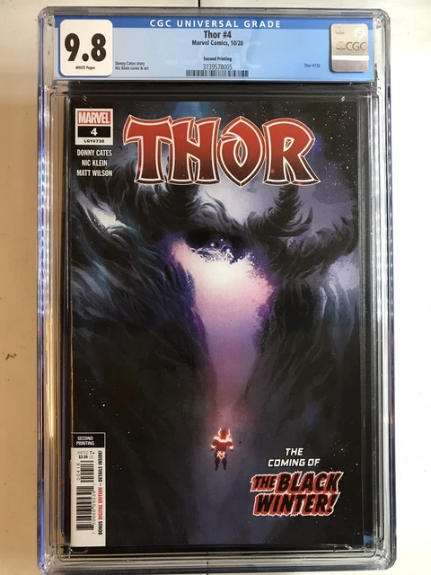 Thor #4 2nd Printing CGC 9.8 Black Winter (Marvel Oct 2020)