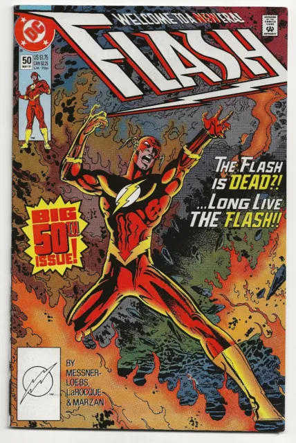 The Flash (Vol 2, 1987 Series) # 50 * VF * DC