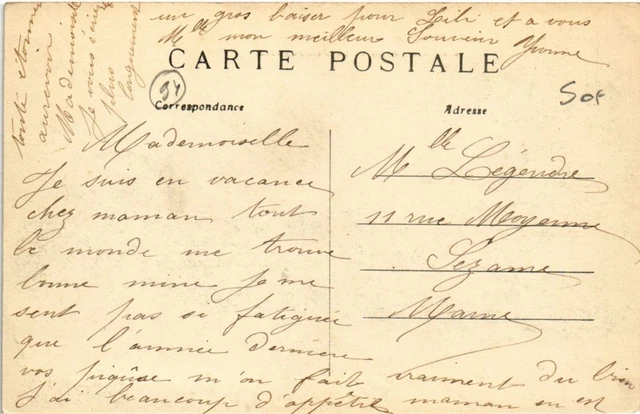 CPA AK Villiers s Marne Rue de Paris et la Fourchette FRANCE (1282916) 2