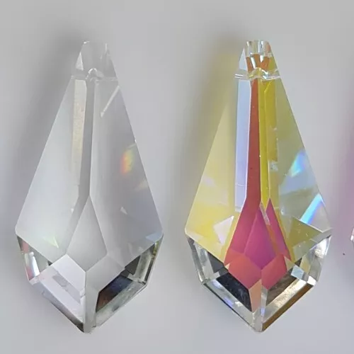 50mm Clear Kite Crystal Suncatcher pendant chandelier craft hanging prisms -7075