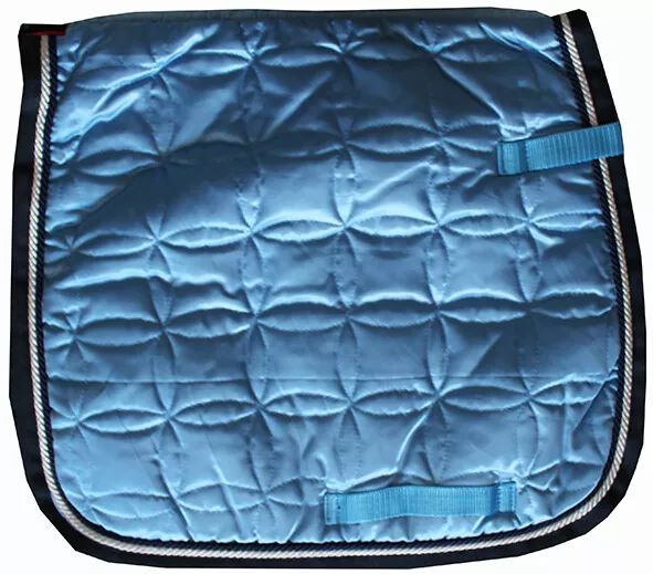 SKY BLUE Equestrian Horse Riding Saddle Pad Star PONY Dressage GP Saddle Cloth