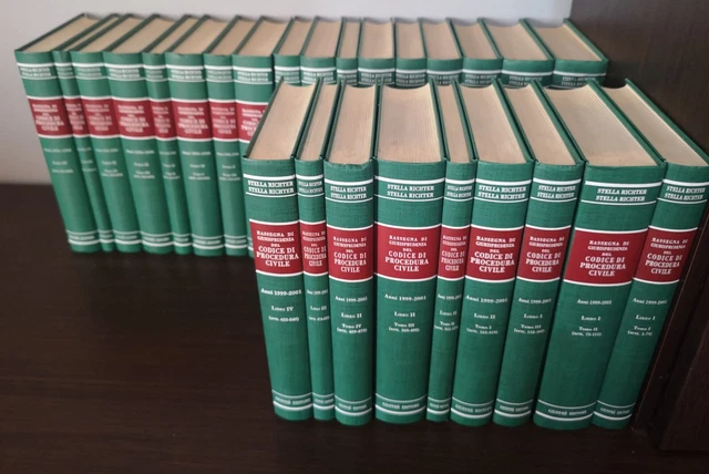 RICHTER RASSEGNA DI GIURISPRUDENZA DEL CODICE DI PROCEDURA CIVILE GIUFFRè v foto