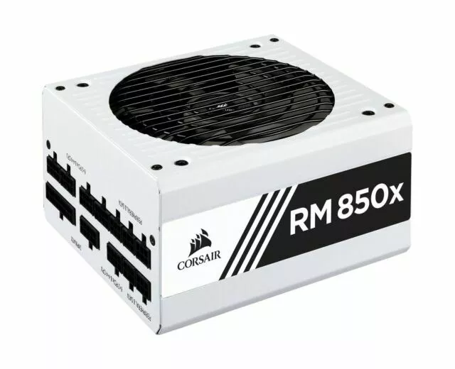 Corsair RMX White Series 2018 RM850x 850 Watt 80+ Gold Certified Full modular