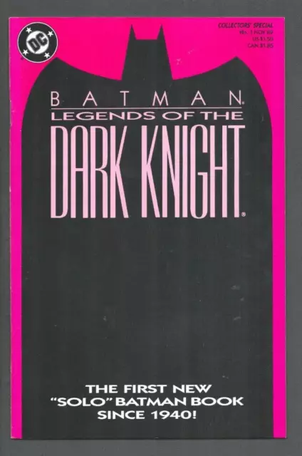Batman Legends of the Dark Knight  1, 1989. DC. Grade: 6.0. LOT 221112728