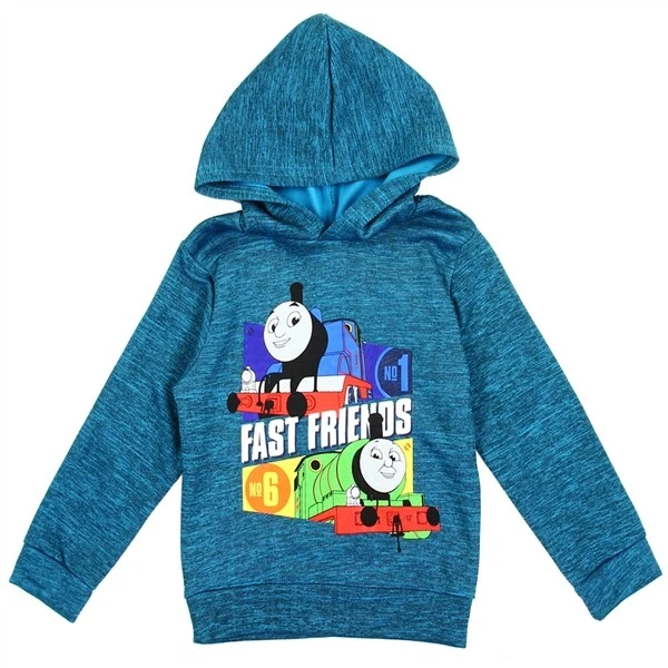 Nickelodeon Thomas The Tank Engine  Boys Fleece Sweatshirt Pullover Hoodie, 2T