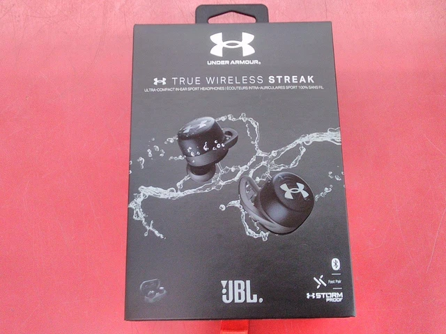 JBL UNDER ARMOUR True Wireless Streak EARBUDS UA streak Black