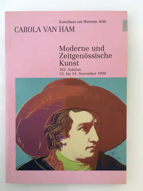 Carola Van Ham Moderne und Zeitgenössische Kunst 182. Auktion