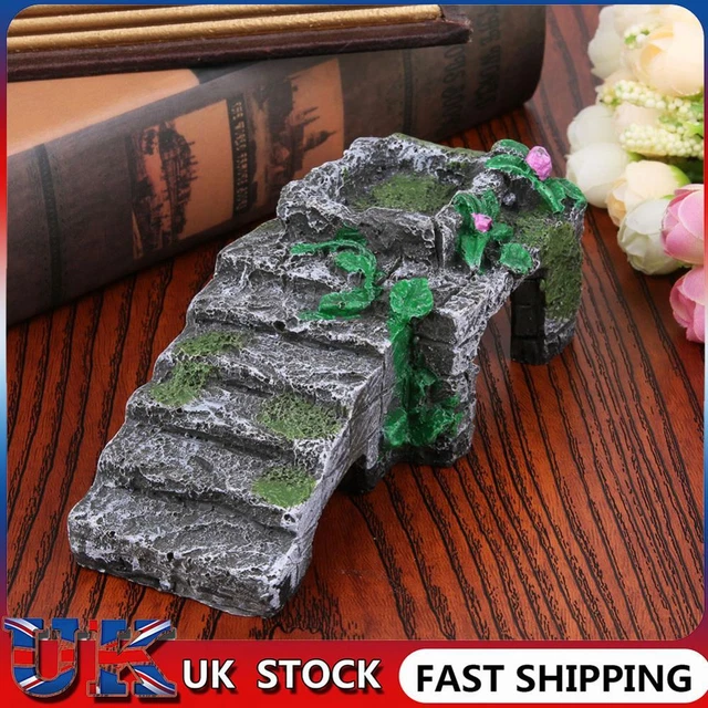 Resin Turtle Reptile Platform Basking Ramp Tank Water Aquatic Climb Ornamen ❀