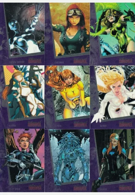 Ensemble de base femmes Marvel Series 2 (2013, Rittenhouse) à choisir 1