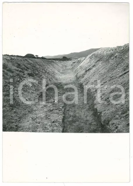 1965 ca SARDEGNA GALLURA Canale AGNATA - Scavo *Foto 10x15 cm (2)
