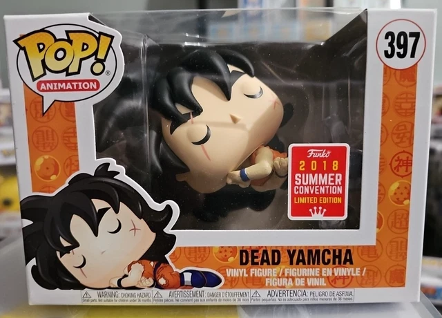 Funko Pop Dragon Ball Z Dead Yamcha #397 2018 Summer Convention Exclusive Mint