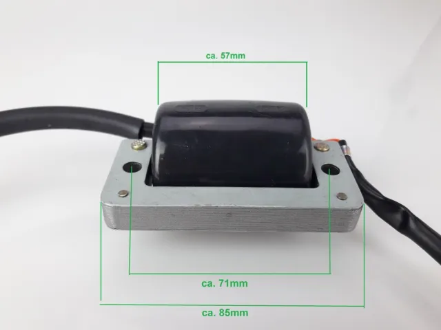 Zündspule Ignition Coil 12V f. YAMAHA-Einzylinder-Singles SR500 XT500 TT600R 2