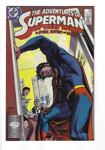 The Adventures of Superman #439 (DC Comics April 1988) Byrne, Ordway & Beatty